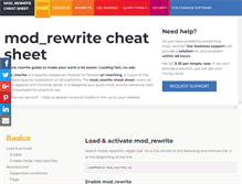 Tablet Screenshot of mod-rewrite-cheatsheet.com